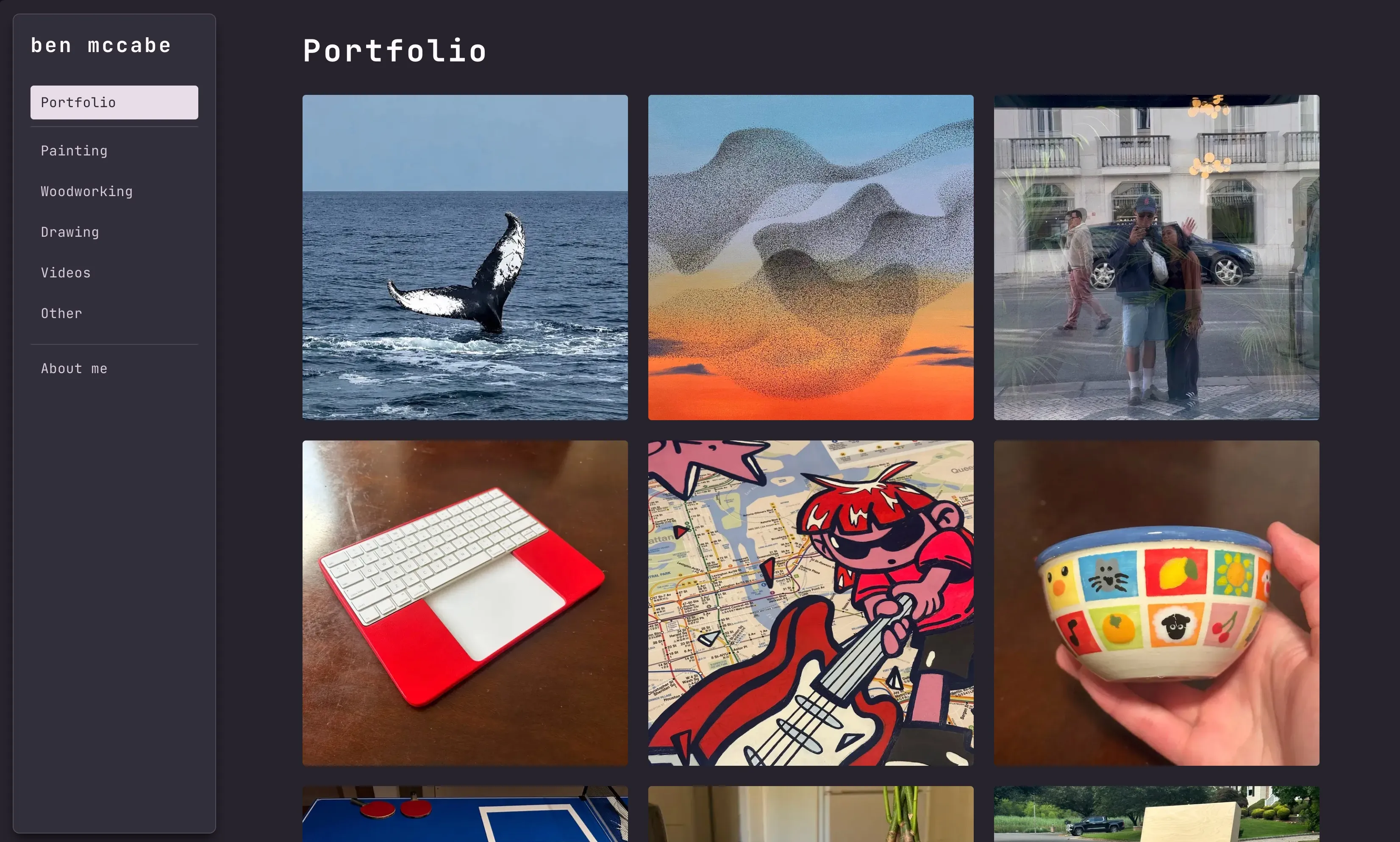 Art Portfolio project preview